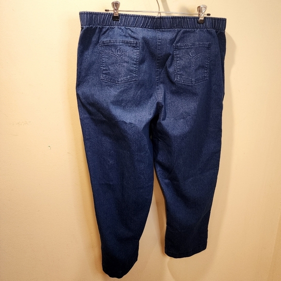 Cathy Danies Y2K  Crop jeans size XL - Picture 8 of 10